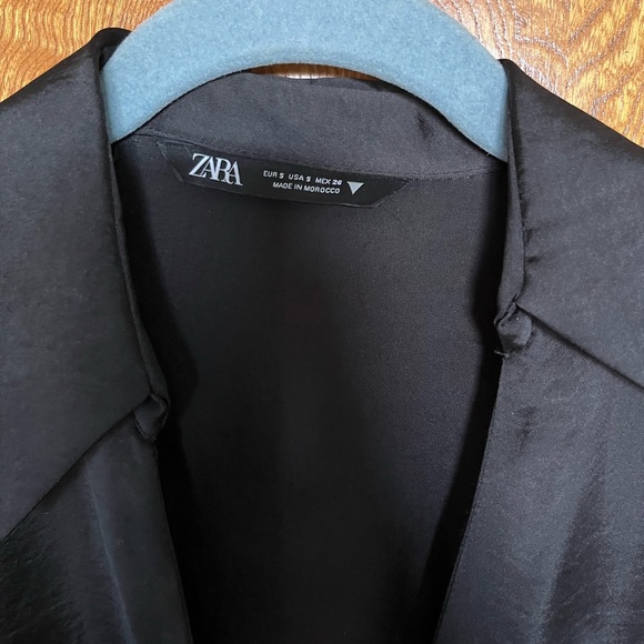 ZARA ● Satin Effect Adjustable Dress - Picture 3 of 5